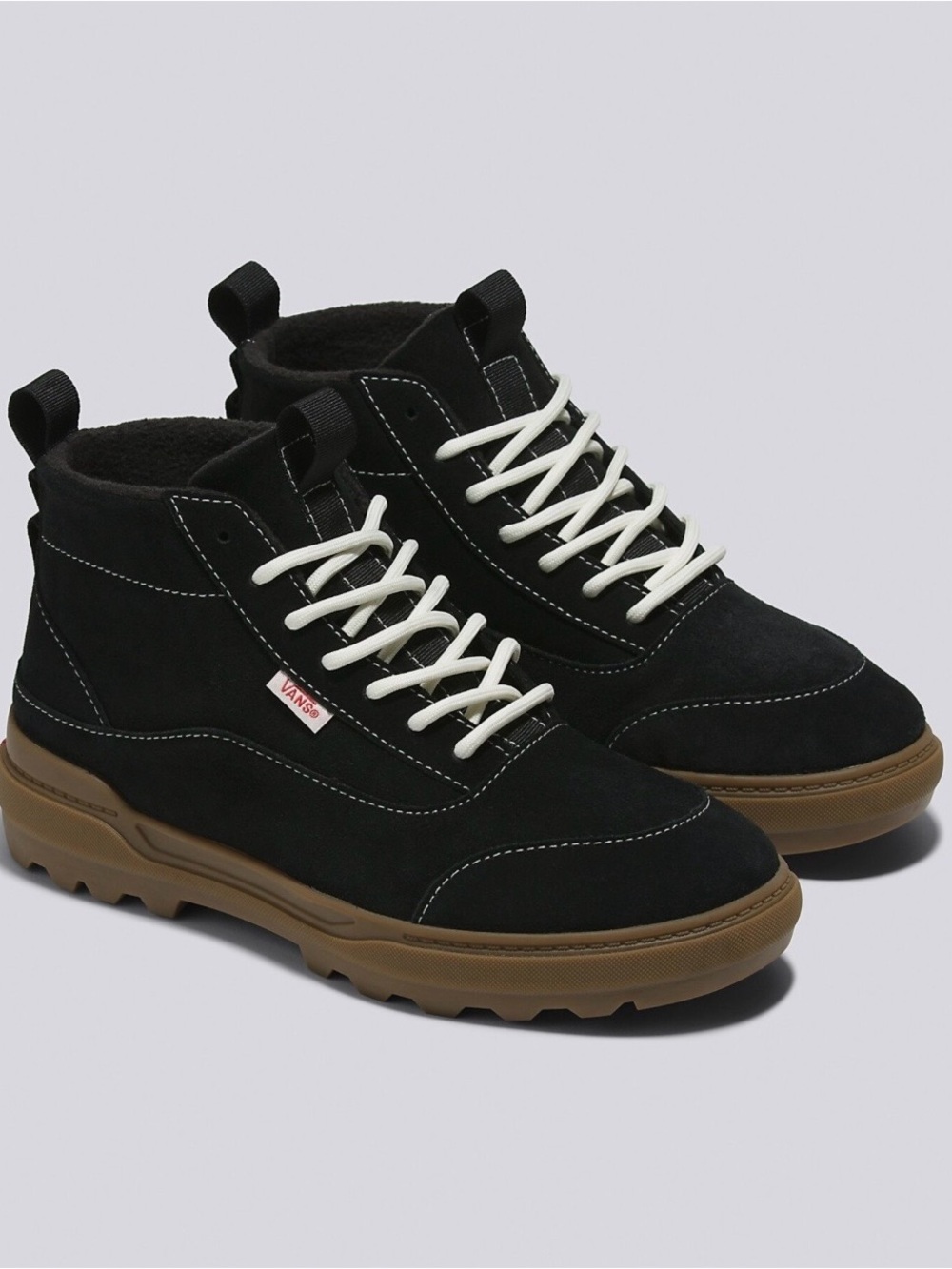 Vans Colfax Boot MTE-1 Black Suede Gum Sole Ankle Boots- Men 6 , Women 7.5